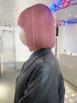 マジコ 下北沢本店(Magico)&nbsp;ボブ/ピンクベージュカラー/ブリーチ/ダブルカラー/下北沢