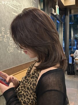 アイシー 表参道(ICY) ヌーディー王道ブラウン&ミディアムレイヤー