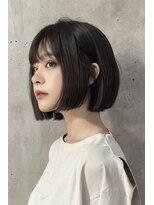 グロウ 赤羽(grow)&nbsp;［韓国風］黒髪でもかわいい！タッセルボブ×顔周りレイヤー