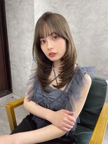 リミットバイアフィナー 大宮店(limit by Afinar)&nbsp;レイヤーカット/グレージュ