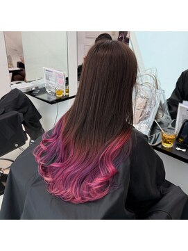 アライブ キチジョウジ(ALIVE Kichijoji) ピンクラベンダーミックスグラデーションカラー