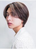 韓国メンズヘア/カルマパーマ/ニュアンスパーマ*渋谷/MEN'S/眉毛