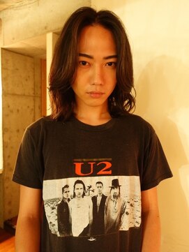 ノラジャーニー(NORA Journey) メンズボブウルフメンズミディアムレイヤーカットメンズウルフ