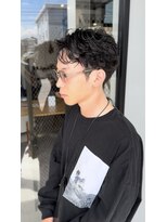 ナンバー(number+)&nbsp;無造作パーマメンズショート☆ツーブロック