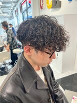 オーシャントーキョー(OCEAN TOKYO) 波巻きパーマメンズツイストスパイラルパーマツーブロック