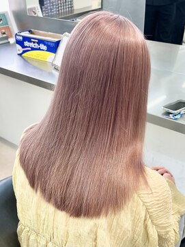 ラック 表参道(LUCK) ピンクベージュ/ブリーチ/ケアブリーチ/デザインカラー/表参道