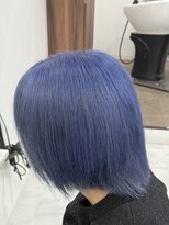 アールシリウス(R,SIRIUS)&nbsp;ブリーチ2回で出来る色落ちシルバーになるブルーシルバーカラー