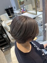 ウェーブ(WAVE)&nbsp;チャコールグレー/ショートボブ