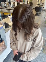 美容室 サワコ 国府店(SAWAKO) 根元から可愛いヘーゼルベージュ