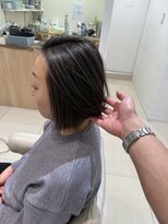 クレア 上大岡(CREA)&nbsp;白髪ぼかしハイライト縮毛矯正ダブルカラー髪質改善30代40代50代