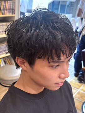 オーシャントーキョー(OCEAN TOKYO) ツーブロックワンカール無造作ダウンバング