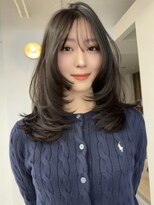 バベル アット フルリール 甲子園口(BABEL at fleurir)&nbsp;韓国風ミディアムレイヤー/ダークアッシュカラー