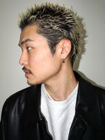 ルックグッドストア(LOOK GOOD STORE)&nbsp;メンズカットハイライトアップバングスパイキーショート