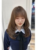 ミディアムで垢抜けたい人このレイヤー