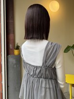 ヒントステーション(HINTSTATION)&nbsp;〈浅草 半個室〉切りっぱなしロブ×春色暖色カラー