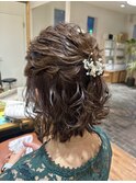 ◎お呼ばれボブヘア◯ハーフアップ◎