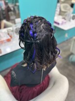 リエラ 新宿(RIERA)&nbsp;あみかちゅエクステ編み込み ハーフツイン