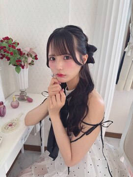 リルミー ミュエナ 大須 矢場町(Lilme myuena) ダークパープル/ナチュラルショート/夏のヘアアレンジ/名古屋
