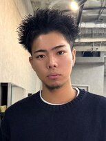 エルマーク 本山(L-MARK)&nbsp;スパイキーショート/アップバング/ツーブロック/メンズ/眉毛