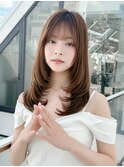 大人ガーリー/レイヤーカット/川崎