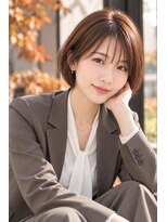 ランソ(RUNSO)&nbsp;大人かわいい小顔ショートボブ