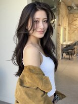 シティ オモテサンドウ(CITY omotesando) 長め前髪×大人ロングレイヤーカット 地毛風グレージュ tr