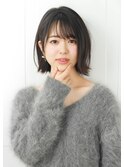 【rue京都】ヘルシーレイヤージグザグバング ミニマムボブ