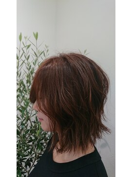 ヘアーサロン ルーマー(hair salon rumor) ほんのりハイライトボブ