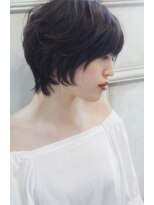 ラファンジュ ヘアー(Rohange hair) 【Rohange】ナチュラルマッシュショート#ワンサイドショート