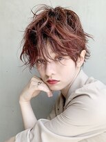 アイティー バイ アルバム 浦和店(IT by ALBUM) ショートボブスタイル_ウェーブパーマフォギーベージュ_36521