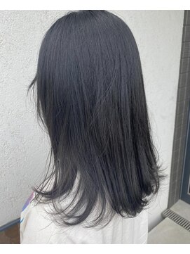 イデア 研究学園店(idea) 黒染めではない暗さが欲しい方にオススメ!ブルーブラック!