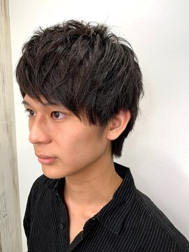 メンズアンダーバーホワイト 南海難波店(Men's _WHITE) ナチュラルマッシュ