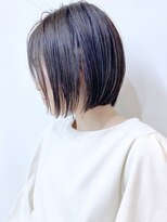 モリオフロムロンドン 松戸店(Morio from London)&nbsp;【松戸　ムラマツ】大人ショートボブ　スリークパープル