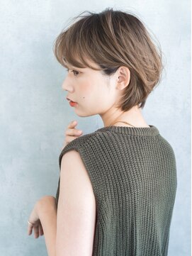 フレーム へアアンドトリートメント 天王寺北口店(FRAME) 【FRAME  天王寺】ゆるふわショート×シースルーバング