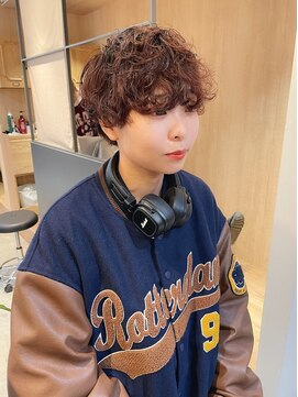 ルアウハク 梅田(LUAU Haku) ・ゆるプードルパーマ/マッシュショート・【Haku/梅田/タクノ】