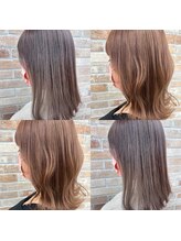 明るさ重視全体ブリーチ