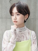 ソウ アオヤマ(SO aoyama)&nbsp;20代30代40代　ハンサムショート　チョコブラウン　大人かわいい