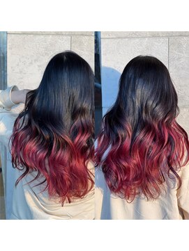 アレクサンドルオブカラーズカナザワ(ALEXANDRE OF COLORS KANAZAWA) グラデーションカラー　裾カラー