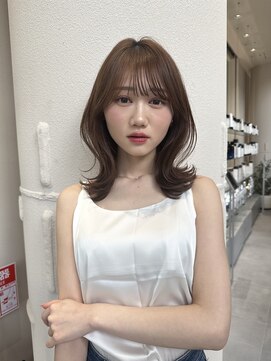 ミンクスオーバー(MINX OVER) ○セミディカールシアカラー姫カットダークアッシュ