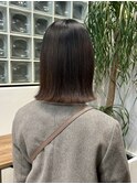 結べるボブ/ぱっつん外ハネ切りっぱなし/髪質改善トリートメント
