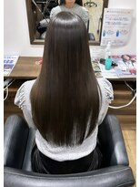 ハピネス クローバー 八木店(Happiness CLOVER) 髪質改善アースカラー 艶髪 ロングレイヤー