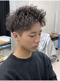 【無造作】ランダムショートアップバング