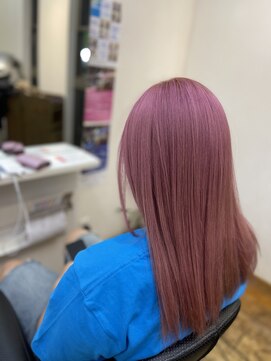 ギャラクシー ヘアードレッサーズ(galaxy hairdressers) ピンクカラー