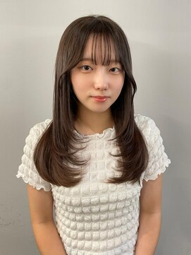 ステア メゾン(stir maison) 小顔に似合わせレイヤーカット/グレージュブラウン