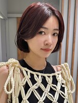 ビュートリアム 南青山(BEAUTRIUM)&nbsp;ミニボブ ショートボブ  顔周りレイヤー 長め前髪 髪質改善