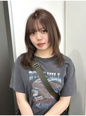 ヘーゼルベージュ ブリーチ 透明感カラー レイヤー