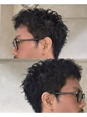 メンズショートパーマ