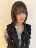 くびれヘア/アプリコットオレンジ/夏のヘアアレンジ/梅田