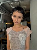 ショートバング_ショートヘア_ベビーバング