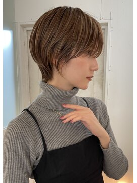 トリコ アヴェダ ららテラス北綾瀬(tricot AVEDA) 大人ショート/小顔ショート/丸みショート/ハイライトカラー